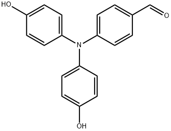 4-(双(4-羟基苯基)氨基)苯甲醛 结构式