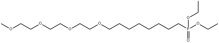 m-PEG4-(CH2)8-phosphonic acid ethyl ester 结构式