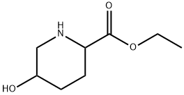 2-Piperidinecarboxylic acid, 5-hydroxy-, ethyl ester 结构式