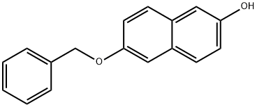 6-(苄氧基)萘-2-醇 结构式