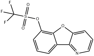 苯并呋喃(3,2-B)吡啶-6-基三甲烷氟磺酸酯 结构式