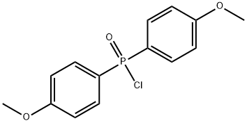 Phosphinic chloride, P,P-bis(4-methoxyphenyl)- 结构式