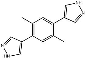 4,4'-(5'-(4-(1H-pyrazol-4-yl)phenyl)-[1,1':3',1''-terphenyl]-4,4''-diyl)bis(1H-pyrazole) 结构式