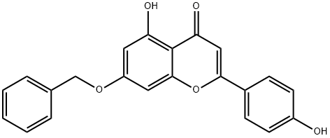 7-(Benzyloxy)-4'',5-dihydroxy-flavone 结构式