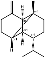 Tricyclo[4.4.0.02,7]decane, 1-methyl-3-methylene-8-(1-methylethyl)-, (1R,2S,6S,7S,8R)-rel- 结构式