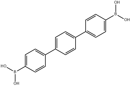 1,1':4'-,1''-三苯基]-4,4'二基二硼酸 结构式