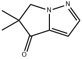 5,5-二甲基-5,6-二氢-4H-吡咯并[1,2-B]吡唑-4-酮 结构式