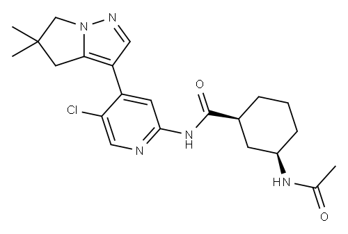 AZD4573 结构式