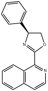 (S)-2-(异喹啉-1-基)-4-苯基-4,5-二氢噁唑 结构式