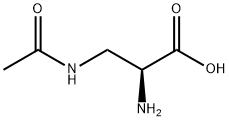 (S)-3-乙酰氨基-2-氨基丙酸 结构式