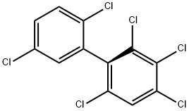 1,1'-Biphenyl, 2,2',3,4,5',6-hexachloro-, (1R)- 结构式