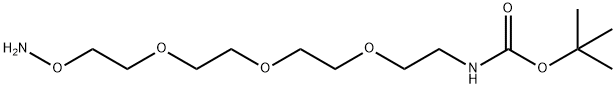 羟胺-三乙二醇-叔丁氧羰基氨基 结构式