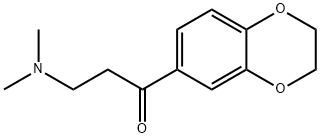 1-Propanone, 1-(2,3-dihydro-1,4-benzodioxin-6-yl)-3-(dimethylamino)- 结构式