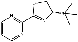 (S)-4-(叔丁基)-2-(嘧啶-2-基)-4,5-二氢恶唑 结构式