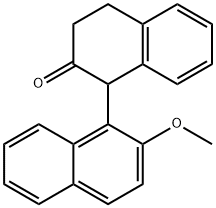 [1,1'-Binaphthalen]-2(1H)-one, 3,4-dihydro-2'-methoxy- 结构式