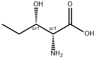 D-Norvaline, 3-hydroxy-, (3S)-rel- 结构式
