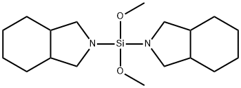 1H-Isoindole, 2,2'-(dimethoxysilylene)bis[octahydro- 结构式