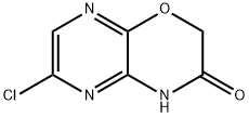 6-氯-2H-吡嗪并[2,3-B][1,4]噁嗪-3(4H)-酮 结构式