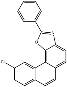 10-氯-2-苯基菲[3,4-D]唑 结构式