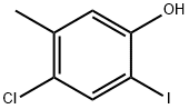 4-氯-2-碘-5-甲基苯酚 结构式