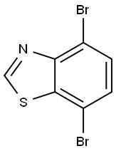 4,7-Dibromobenzo[d]thiazole 结构式