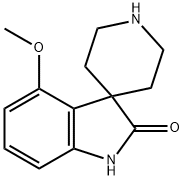 Spiro[3H-indole-3,4'-piperidin]-2(1H)-one, 4-methoxy- 结构式