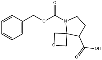 5-((benzyloxy)carbonyl)-2-oxa-5-azaspiro[3.4]octane-8-carboxylic acid(WX102646) 结构式