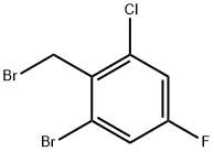 2-bromo-6-chloro-4-fluorobenzylbromide 结构式