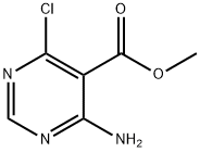 5-Pyrimidinecarboxylic acid, 4-amino-6-chloro-, methyl ester 结构式