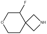 7-Oxa-2-azaspiro[3.5]nonane, 5-fluoro- 结构式