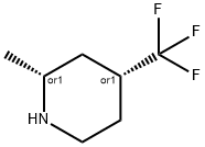 Piperidine, 2-methyl-4-(trifluoromethyl)-, (2R,4R)-rel- 结构式