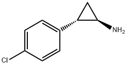 (1R,2S)-2-(4-Chloro-phenyl)-cyclopropylamine 结构式