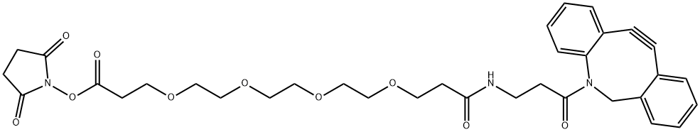 DBCO-PEG4-NHS ester 结构式