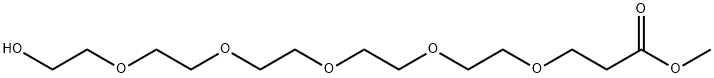 Hydroxy-PEG5-methyl ester 结构式