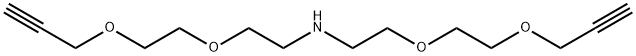 NH-bis(PEG2-propargyl) 结构式