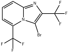 3-bromo-2,5-bis(trifluoromethyl)imidazo[1,2-a]pyridine(WXFC0230) 结构式