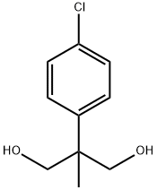 2-(4-氯苯基)-2-甲基丙烷-1,3-二醇 结构式