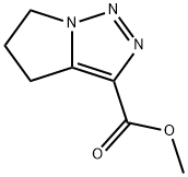 4H-Pyrrolo[1,2-c][1,2,3]triazole-3-carboxylic acid, 5,6-dihydro-, methyl ester 结构式