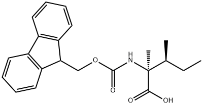 芴甲氧羰基-2-甲基-异亮氨酸 结构式