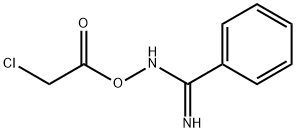 Acetic acid, 2-chloro-, (iminophenylmethyl)azanyl ester 结构式