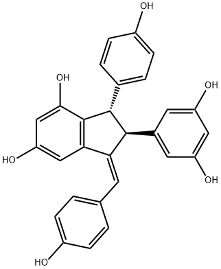 parthenocissin A 结构式