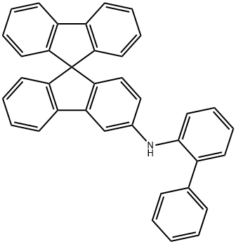 9,9'-Spirobi[9H-fluoren]-3-amine, N-[1,1'-biphenyl]-2-yl- 结构式