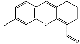 6-羟基-2,3-二氢-1H-呫吨-4-甲醛 结构式