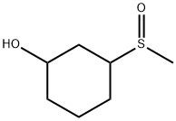 Cyclohexanol, 3-(methylsulfinyl)- 结构式