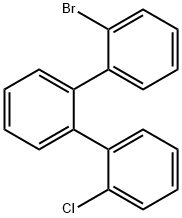 2-溴-2-氯-三联苯 结构式