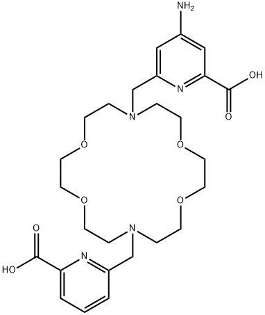 Macropa-NH2 结构式
