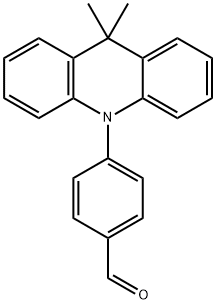 BENZALDEHYDE, 4-(9,9-DIMETHYL-10(9H)-ACRIDINYL)- 结构式
