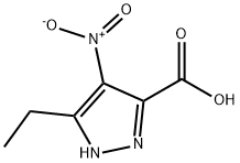 5-乙基-4-硝基-1H-吡唑-3-羧酸 结构式