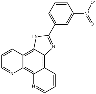 2-(3-nitrophenyl)iMidazole[4,5f][1,10]phenanthroline 结构式