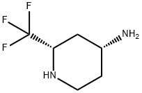 4-Piperidinamine, 2-(trifluoromethyl)-, (2S,4R)- 结构式